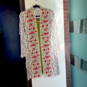 Sania Maskatiya coat style top